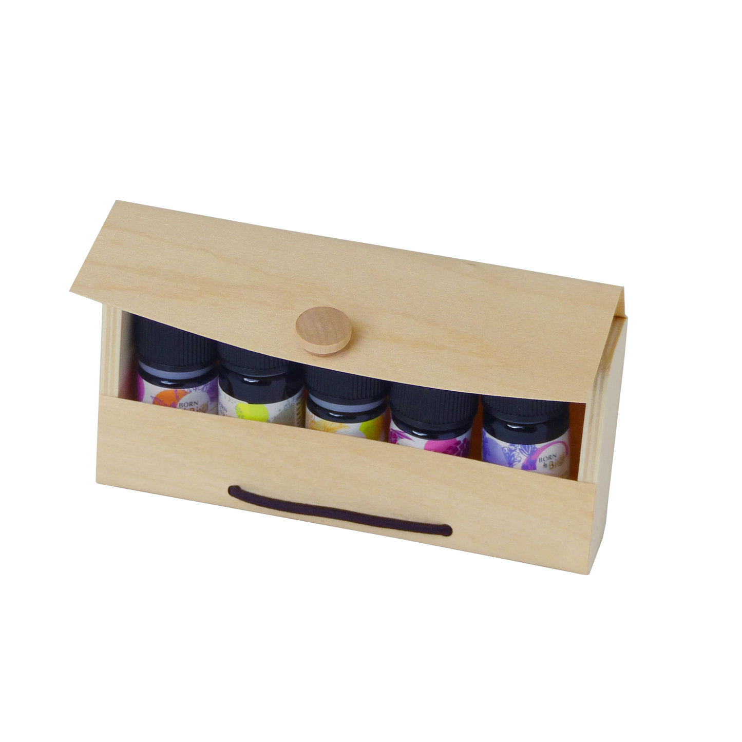 Storage box for 5 essential oil bottles-1