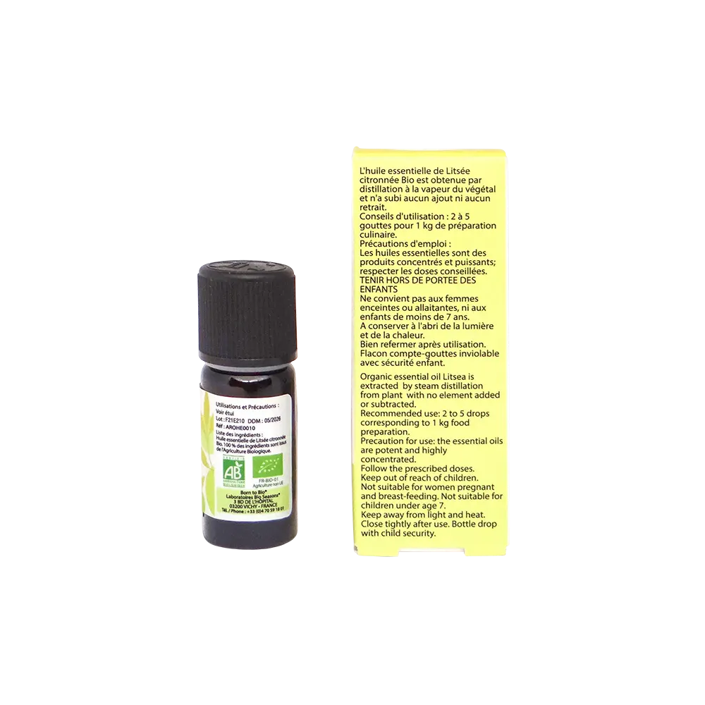 Certified Organic Lemon Litsea Essential Oil-1