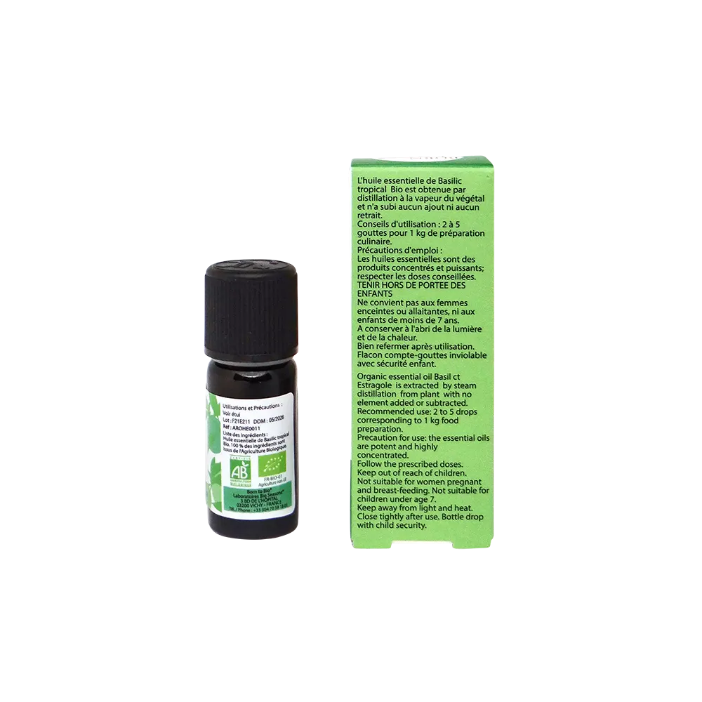 Certified Organic Tropical Basil Essential Oil-1