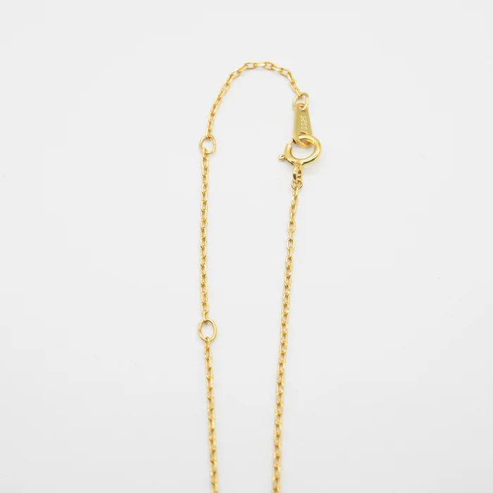 Chaßne fine en plaqué or avec fermoir sécurisé et maillons ovales, idéale pour collier ajustable, idée cadeau femme.
