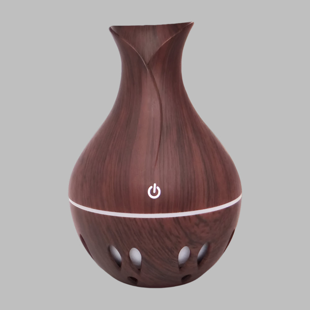 Idées cadeaux pour bébé et jeunes parents – diffuseur humidificateur d'air aspect bois foncé