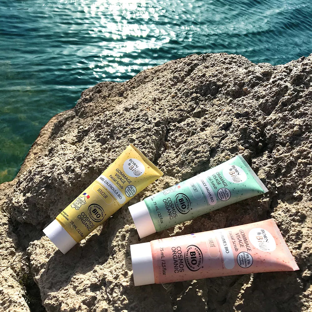 Sweet Almond Argan Face Scrub - Certified Organic-4