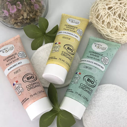 Sweet Almond Argan Face Scrub - Certified Organic-3