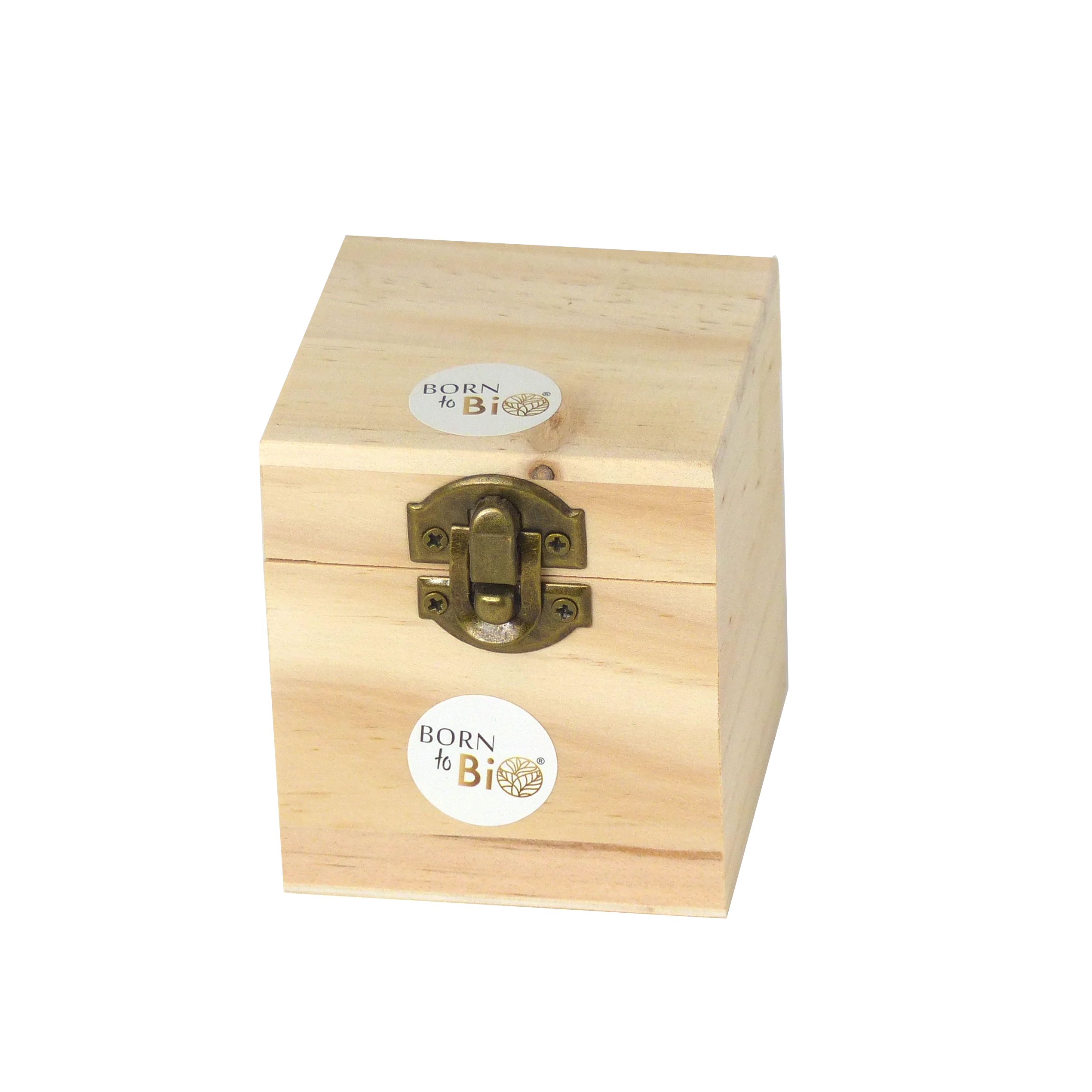 Wooden box for 4 bottles of oils-0