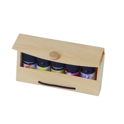 Storage box for 5 essential oil bottles-1