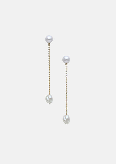 Boucles Teri — Cristaux & perle