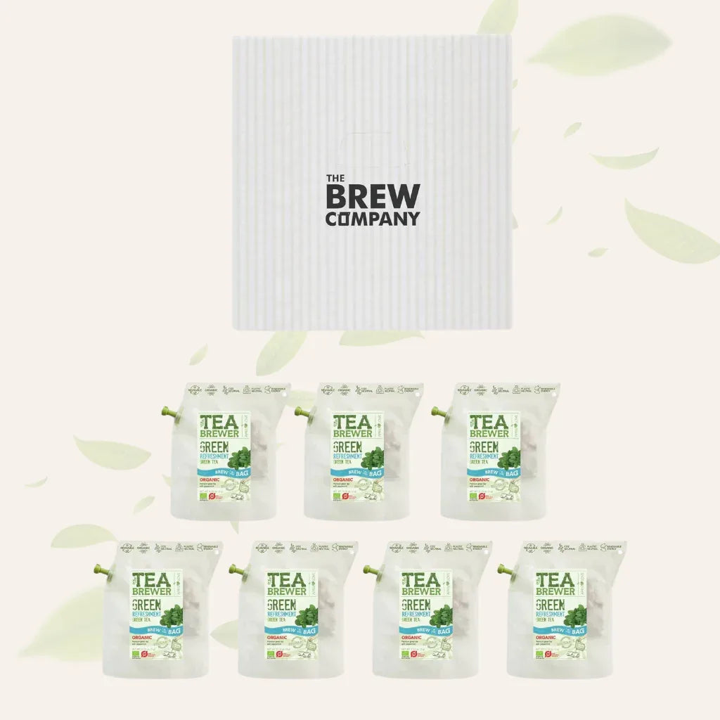 Fraîcheur & Équilibre — Thé Vert à la Menthe Poivrée Bio