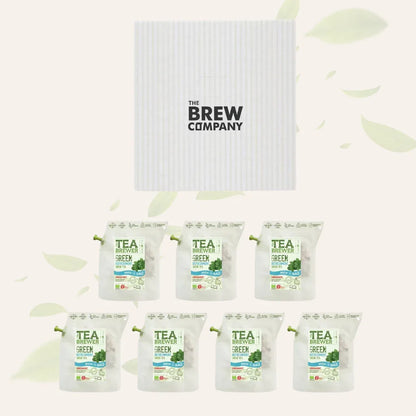 Fraîcheur & Équilibre — Thé Vert à la Menthe Poivrée Bio