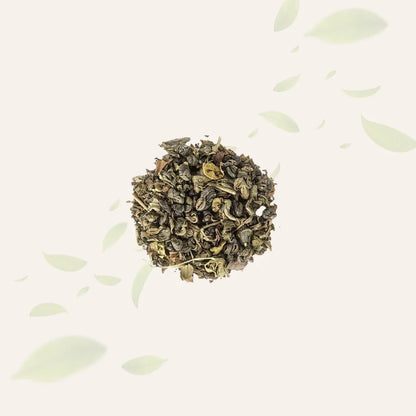 Fraîcheur & Équilibre — Thé Vert à la Menthe Poivrée Bio