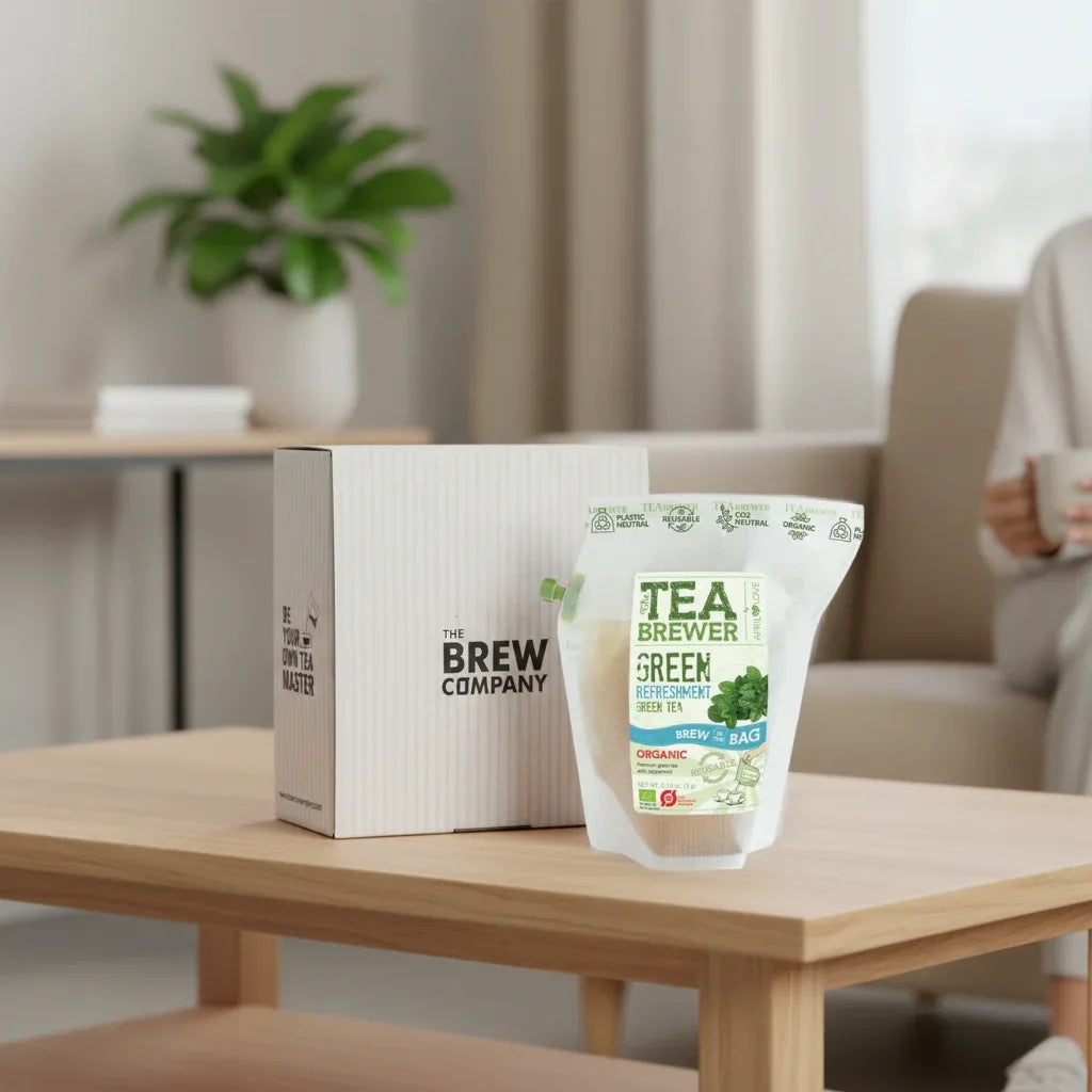 Fraîcheur & Équilibre — Thé Vert à la Menthe Poivrée Bio