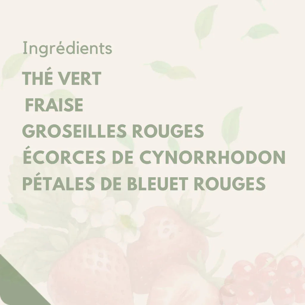 Fruits & Éclat — Thé Vert aux Fruits Rouges Bio