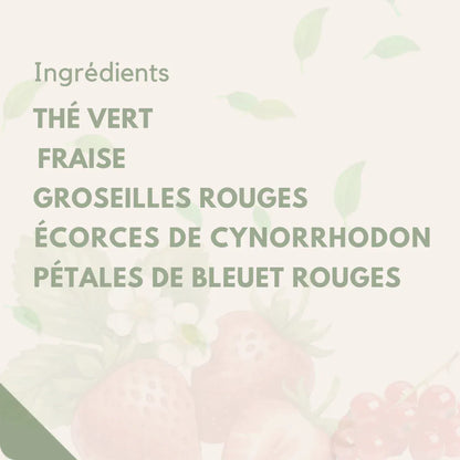 Fruits & Éclat — Thé Vert aux Fruits Rouges Bio
