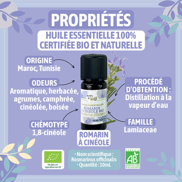 Certified Organic Rosemary Cineole Essential Oil-1
