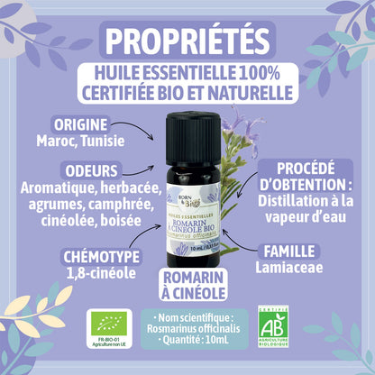 Certified Organic Rosemary Cineole Essential Oil-1