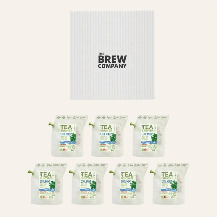 Assortiment d’infusions biologiques en Teabrewer présenté en coffret, idée cadeau professionnel élégante et facile à offrir – KoolKado