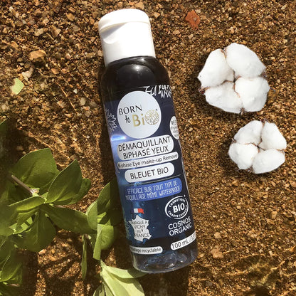 Waterproof Bi-Phase Eye Makeup Remover Cornflower - Certified Organic-2