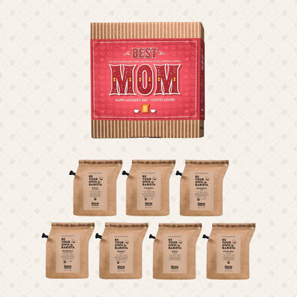 Coffret café Douceur & Sérénité avec sélection de cafés de spécialité, idée cadeau fête des mères prête à offrir – KoolKado
