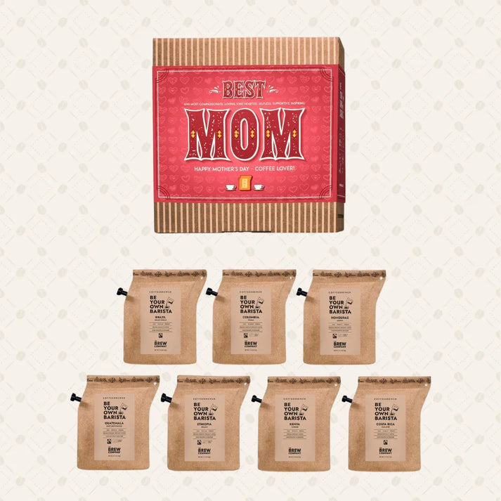 Coffret café Douceur & Sérénité avec sélection de cafés de spécialité, idée cadeau fête des mères prête à offrir – KoolKado
