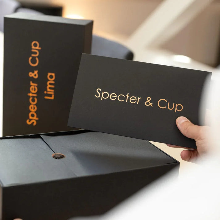 Coffret Specter & Cup pour duo de gobelets Lima, packaging élégant prêt à offrir – idée cadeau premium – KoolKado