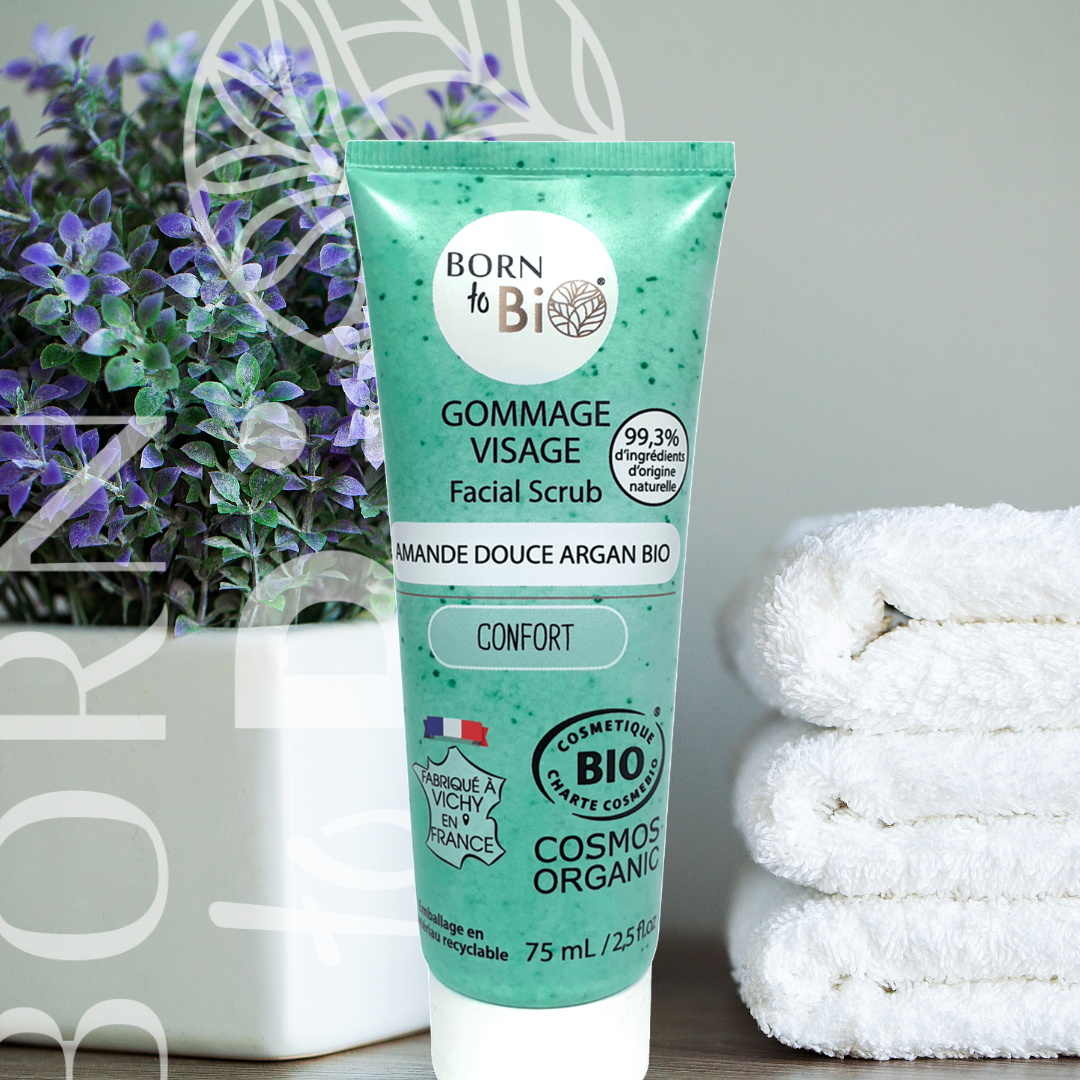 Sweet Almond Argan Face Scrub - Certified Organic-2