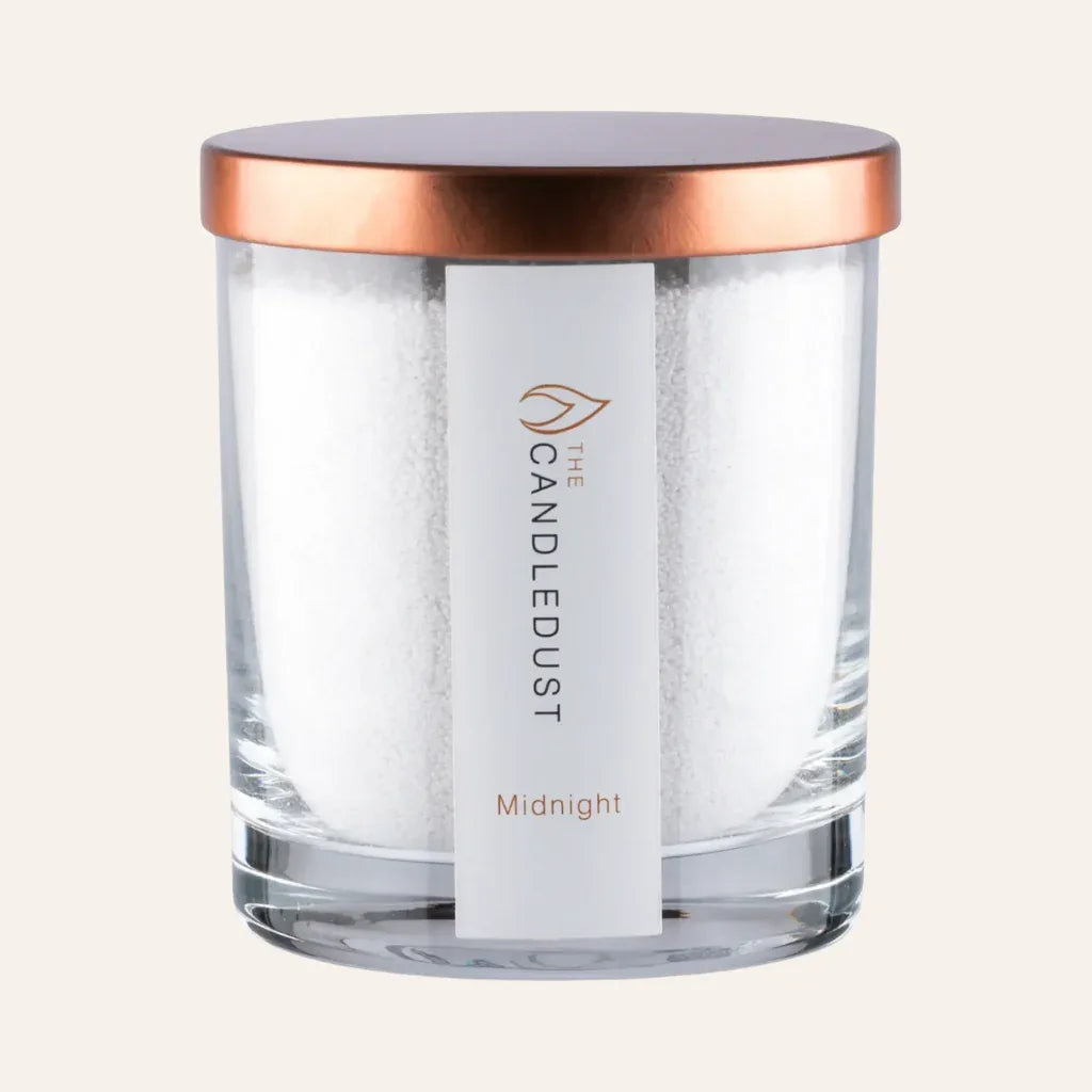 Idées cadeaux pour adulte : bougie parfumée Candledust élégante à offrir pour une attention raffinée
