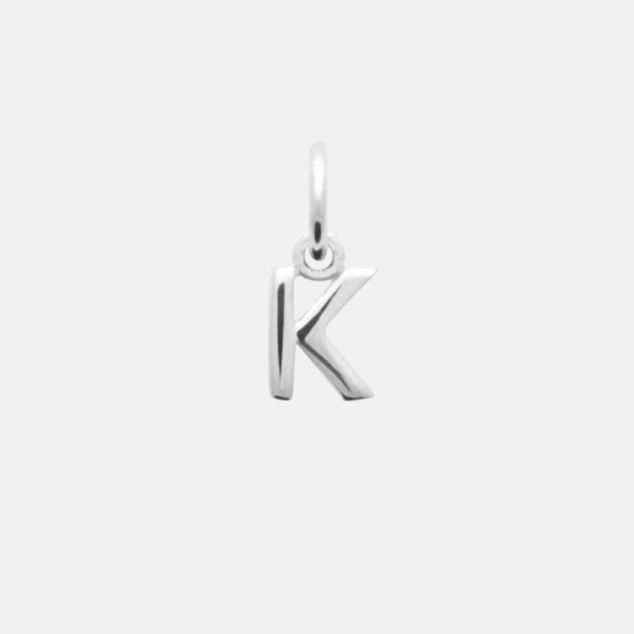 Lettre initiale en argent 925 à glisser sur collier ou bracelet personnalisable, bijou fait main GISEL B, cadeau symbolique