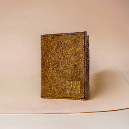 Portefeuille compact Kochi fermé en cuir de coco végétal, idée cadeau femme élégante et responsable – Koolkado