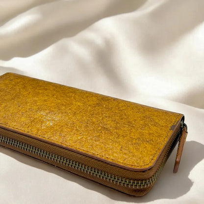 Intérieur du portefeuille long Kochi avec rangements cartes et monnaie, idée cadeau femme pratique et responsable – Koolkado