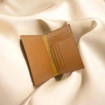 Design minimaliste du portefeuille RFID Kochi en cuir de coco végétal, idée cadeau femme responsable – Koolkado