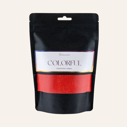 Recharge pour bougie décorative Red en sable coloré sans parfum, idée cadeau décorative pour personnaliser une bougie en toute liberté – KoolKado