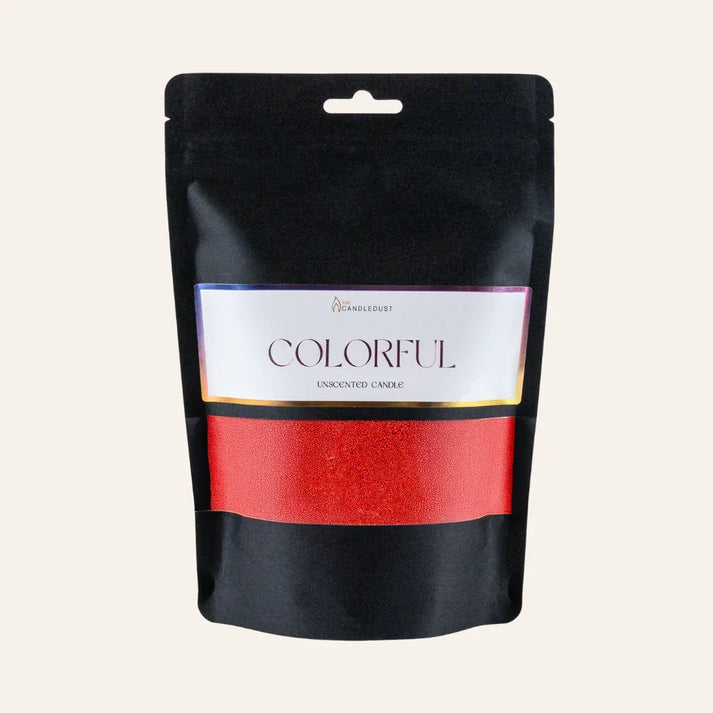 Recharge pour bougie décorative Red en sable coloré sans parfum, idée cadeau décorative pour personnaliser une bougie en toute liberté – KoolKado